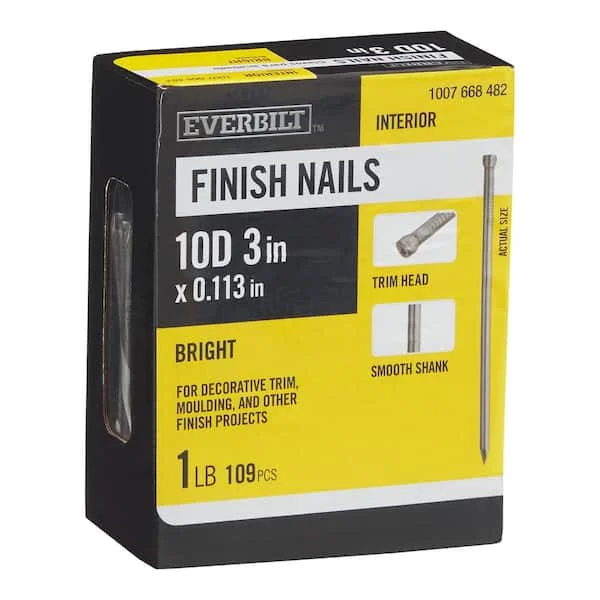 10D BRIGHT FINISH 1 LB