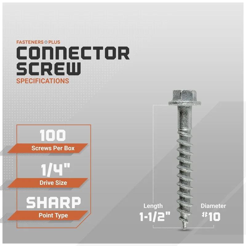 Simpson Strong-Tie 100 Count #10 x 1 1/2 Connector Screw