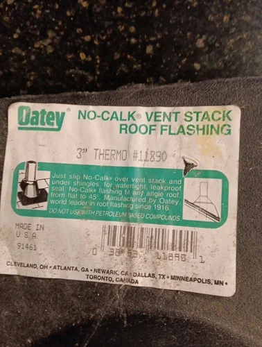ROOF FLASH THERMO 3IN NO CAULK