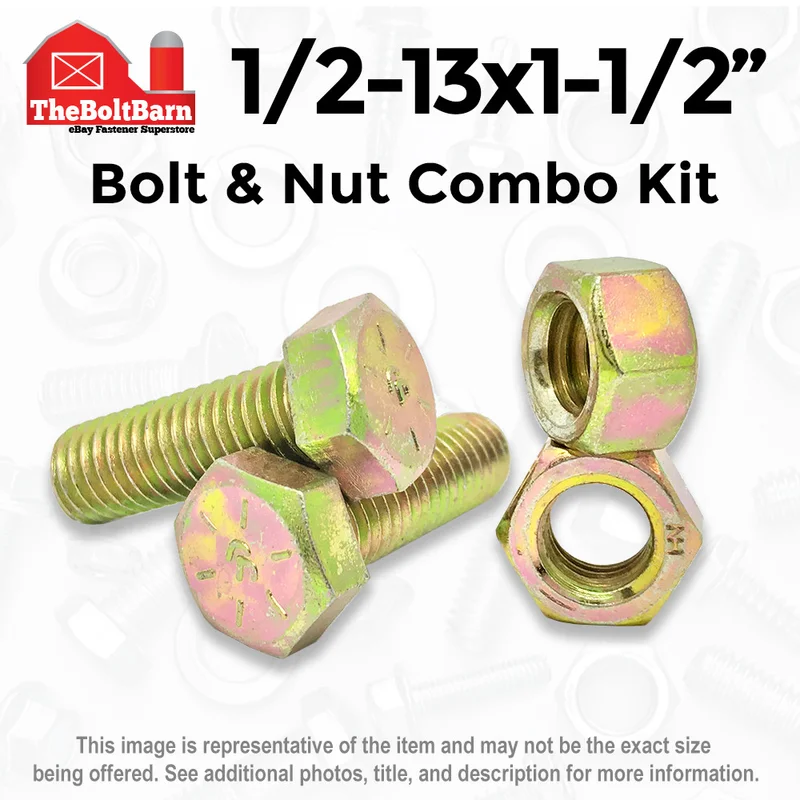 1/2 X 1-1/2" HEX CAP SCREWS