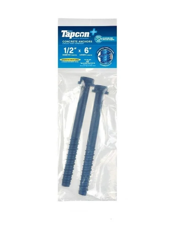 1/2"X6" CONCRETE ANCHOR 2 PACK