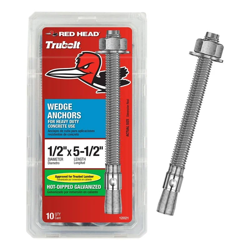1/2 X 5-1/2 WEDGE ANCHOR 04130