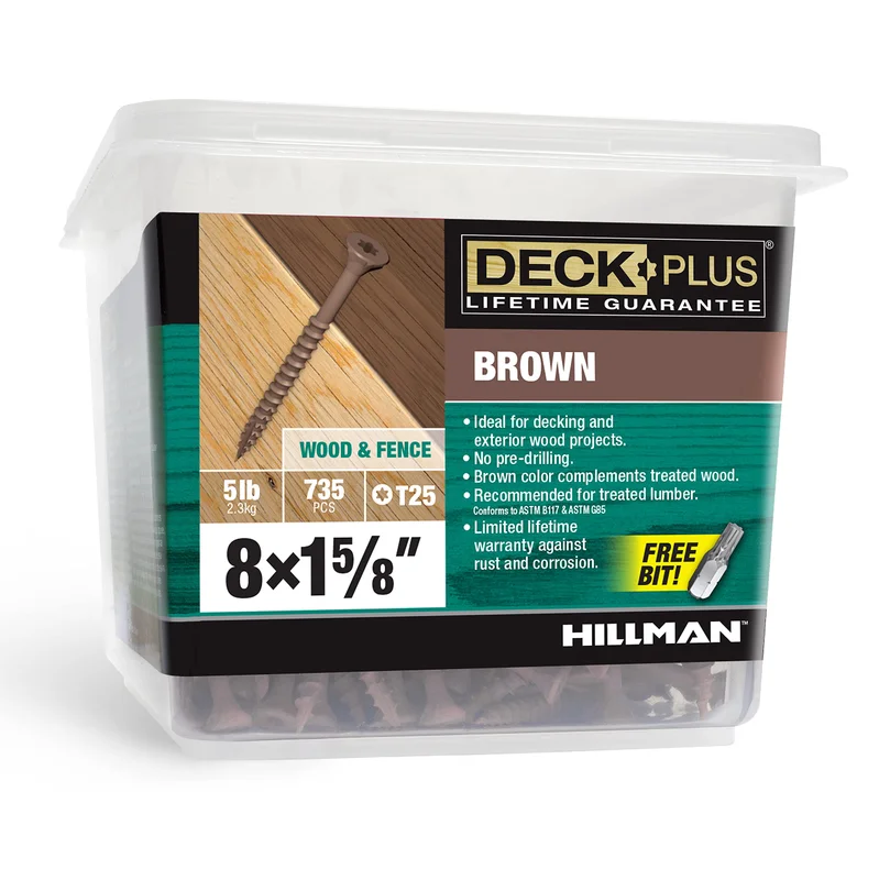 1-5/8" EXT EPOXY DECK SCREWS 5000