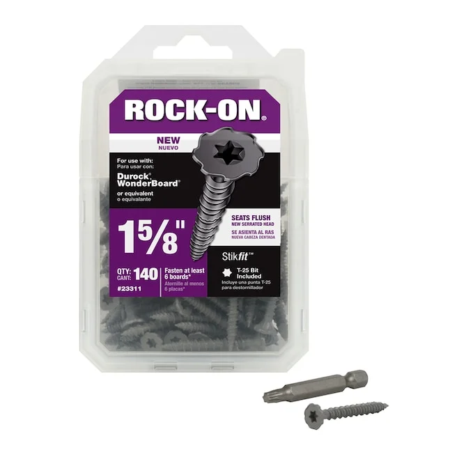 9 X 1-5/8 CEMENT BOARD SCREWS 140CT