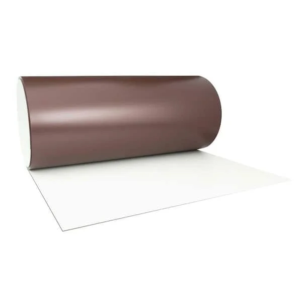 24" X 50' WHITE/BROWN TRIM COIL (ALUMINUM