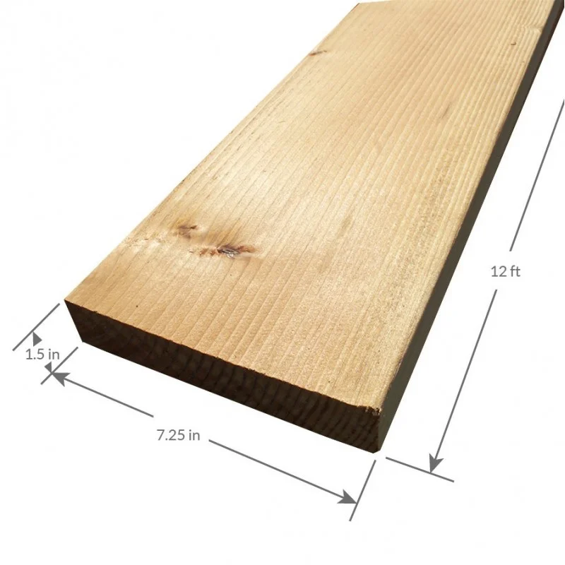 2X8 #2 & BTR DOUG FIR - 12'