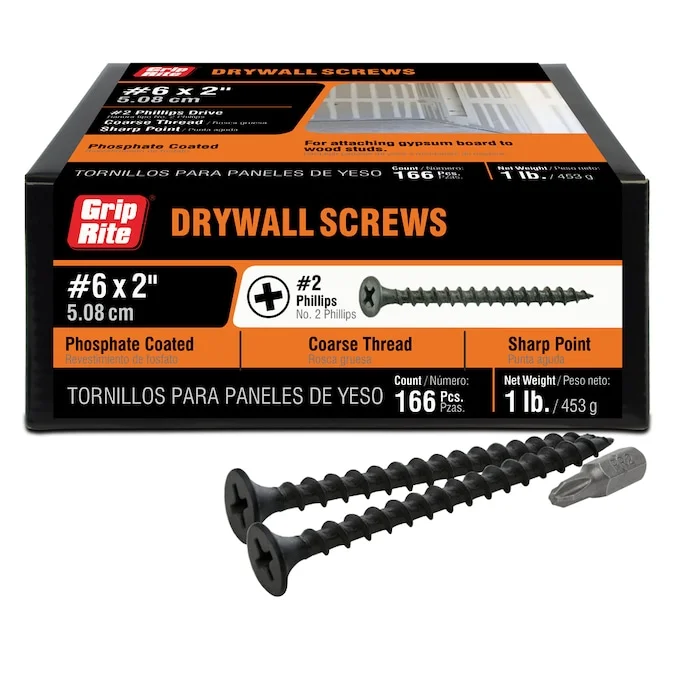 2" DRYWALL SCREWS 1 LB COARSE