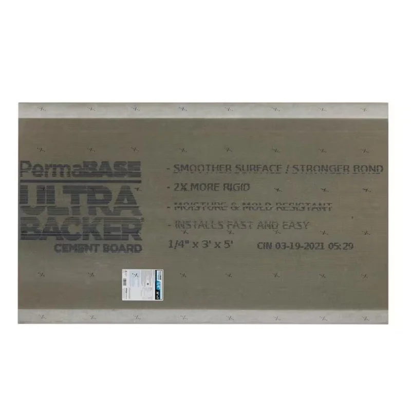 5/8" 3 X 5 CEMENT BACKER BOARD