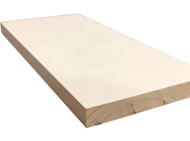 5/4 X 8 CLEAR FINGER JOINTED PRIMED PINE