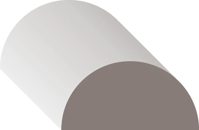 1/4X1/2 HALF ROUND - 7'