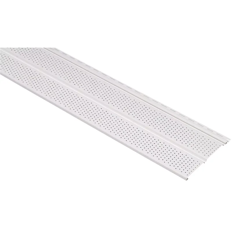 V/SOFFIT PERF WHITE D5 12" X 12'6"