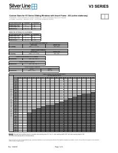 Size Grid – V3 Series Gliding Windows with Insert Frame (...