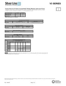 Size Grid – V3 Series Coastal Watch Gliding Windows with ...