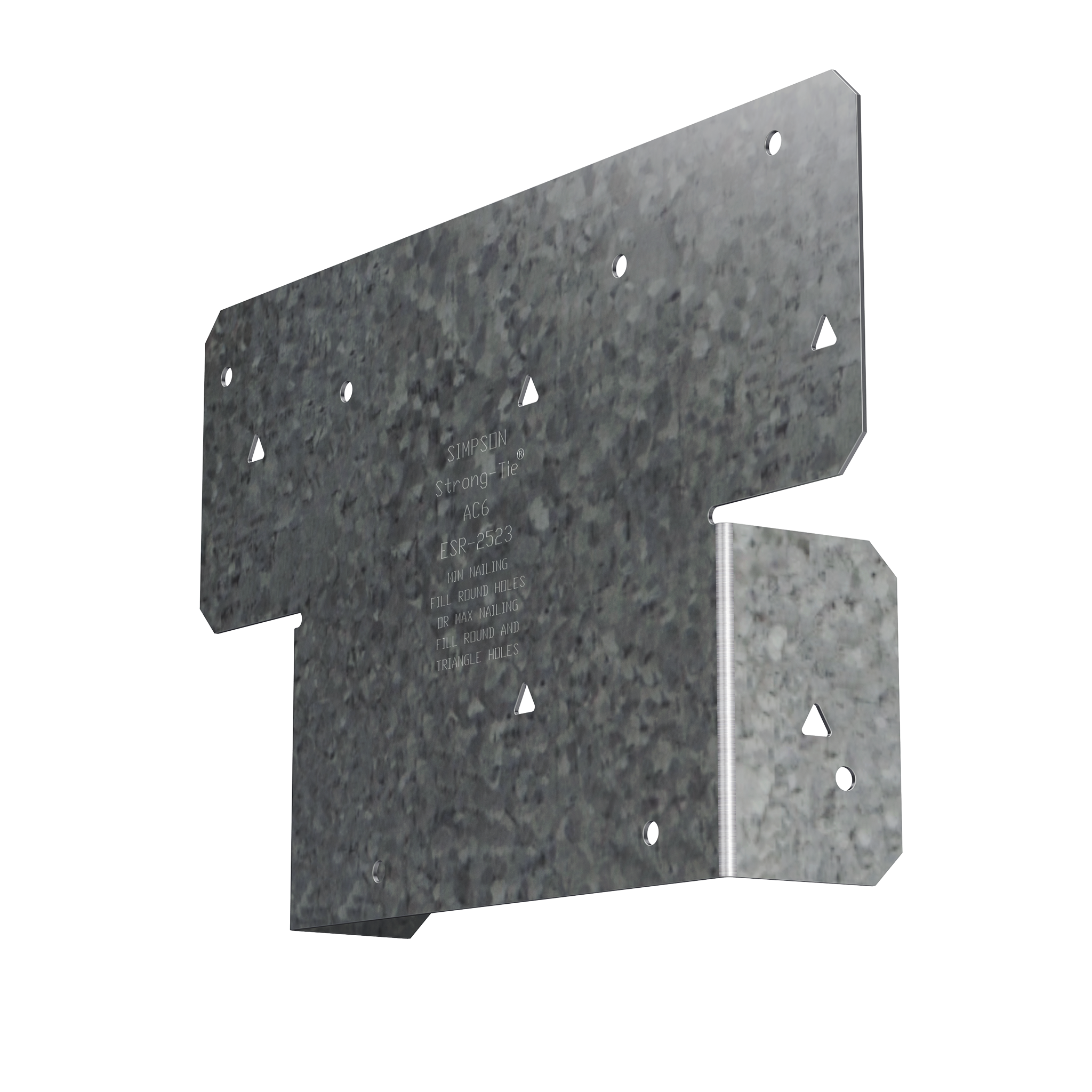 Simpson Strong-Tie AC6Z AC ZMAX® Galvanized Adjustable Post Cap for 6x