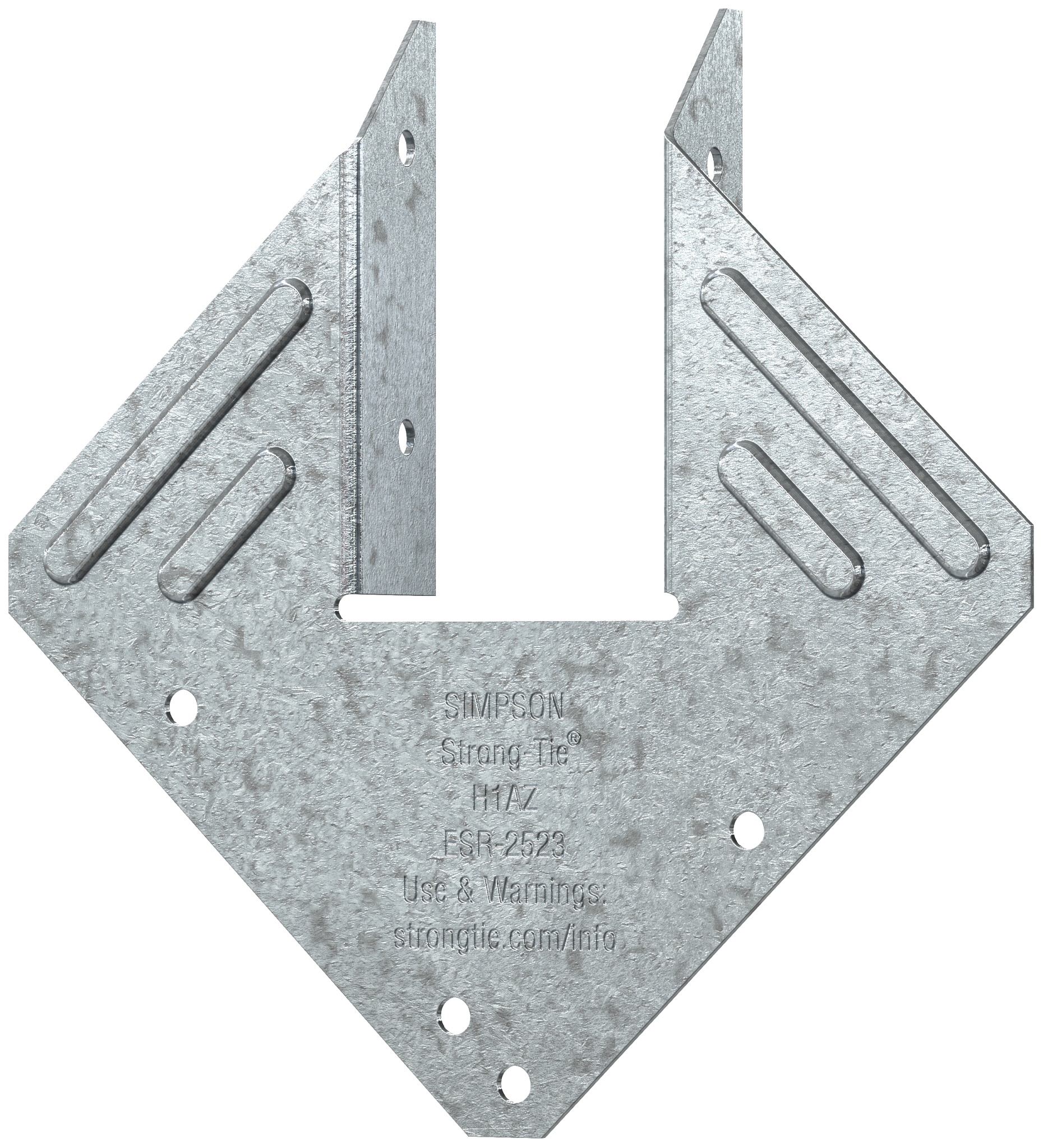Simpson Strong-Tie H1AZ H1A 18-Gauge ZMAX® Galvanized Hurricane Tie
